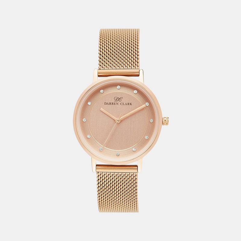 Women's Rose Gold Analog Brass Watch 2005C-E0307