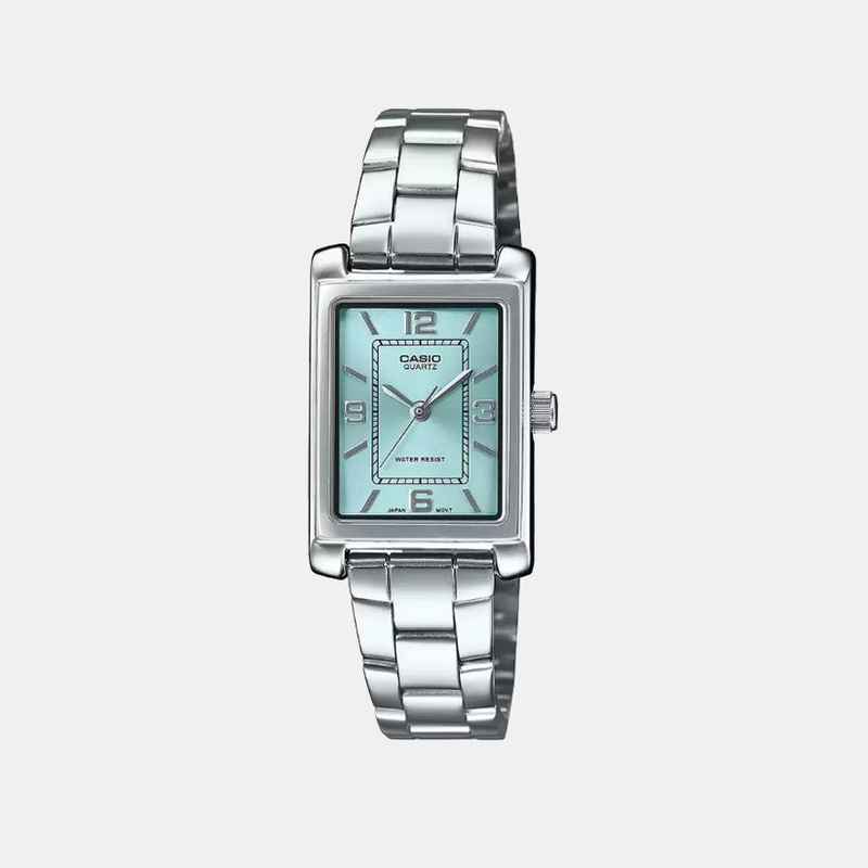 Enticer Women Blue Dial Analog Stainless Steel Watch LTP-1234DD-2ADF - A2354