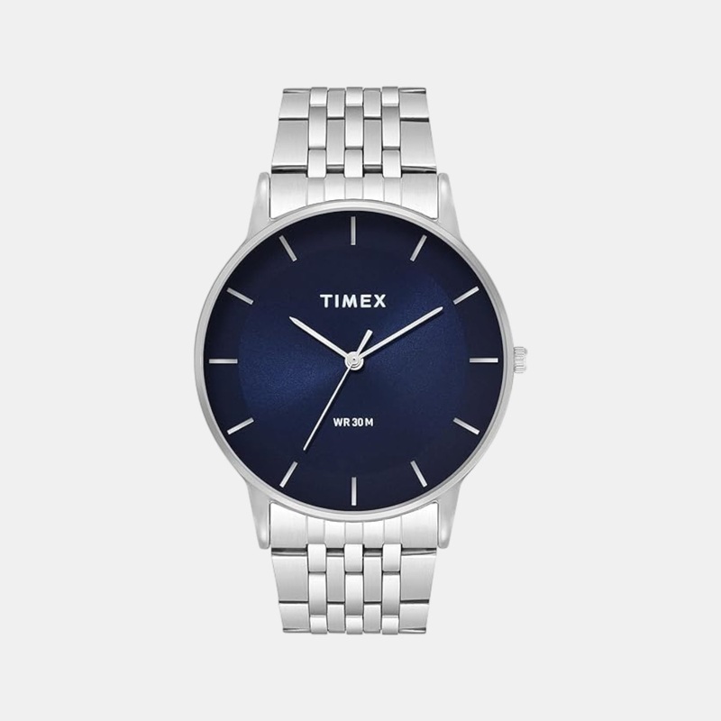 Men Quartz Blue Dial Analog Stainless Steel Watch TWTG12001
