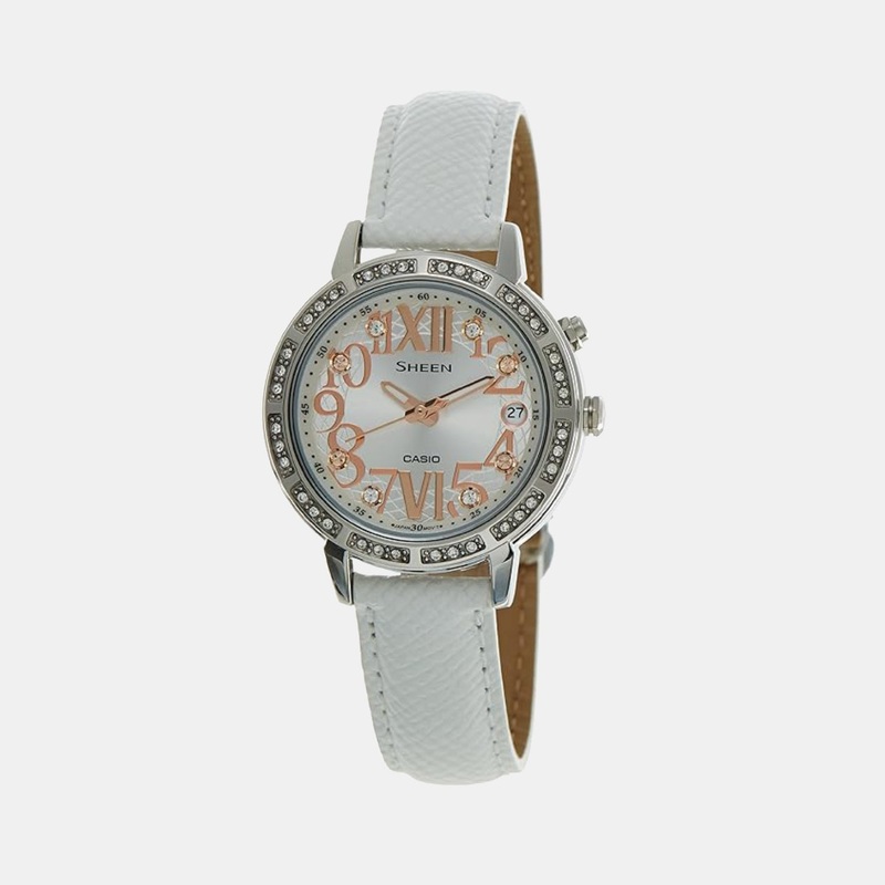 Sheen Women Multi-Colour Dial Analog Leather Watch - SHE-4031L-7AUDR-SX082
