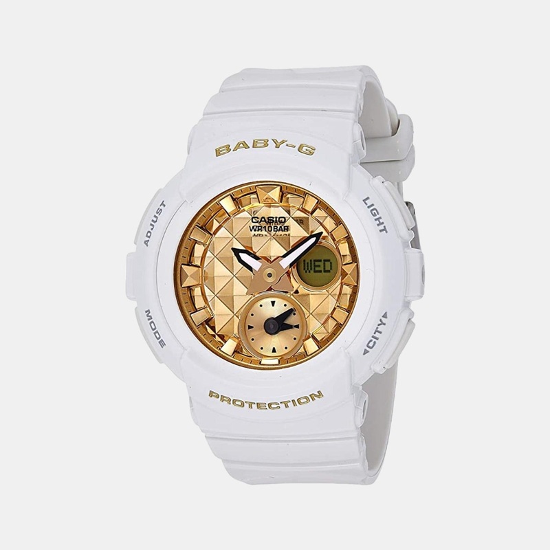 Baby-G Unisex Analog-Digital Resin Watch B183 - BGA-195M-7ADR