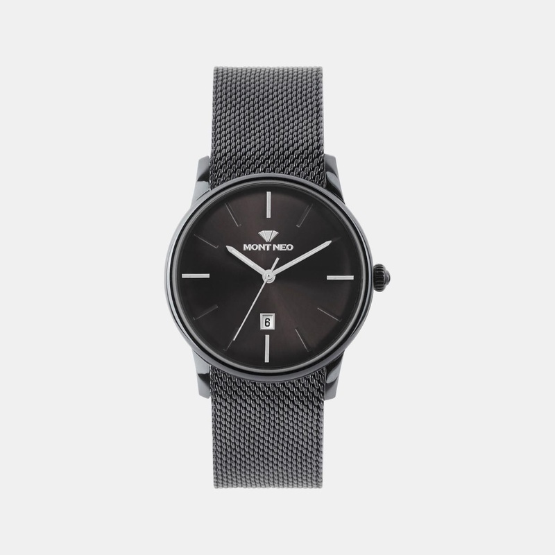 Women Quartz Gun Dial Analog Mesh Watch L1052E-B8816