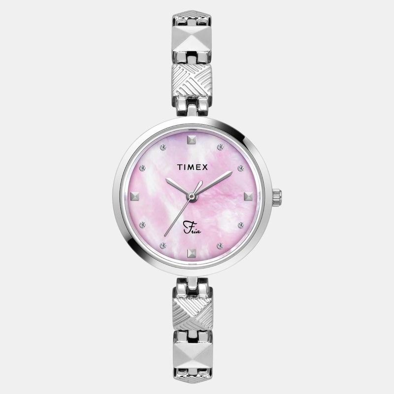 Women Quartz Mother of Pearl Dial Analog Brass Watch TWEL18307