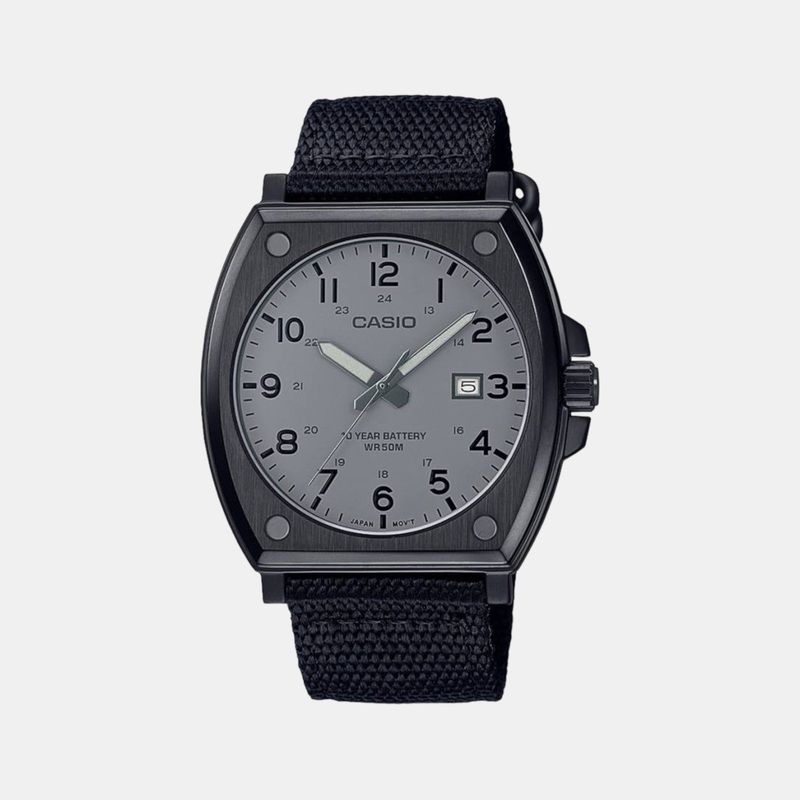 Enticer Men's Analog Black IP Watch A2123 - MTP-E715C-8AVDF