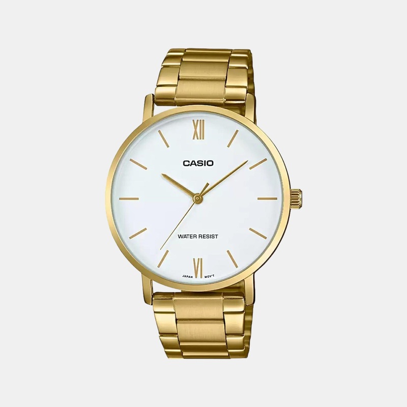 Enticer Men's Analog Stainless Steel Watch A1780 - MTP-VT01G-7BUDF