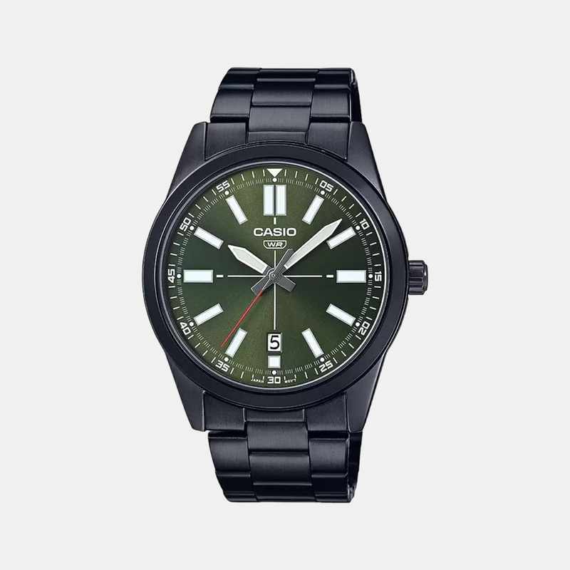 Enticer Men's Analog Stainless Steel Watch A1942 - MTP-VD02B-3EUDF