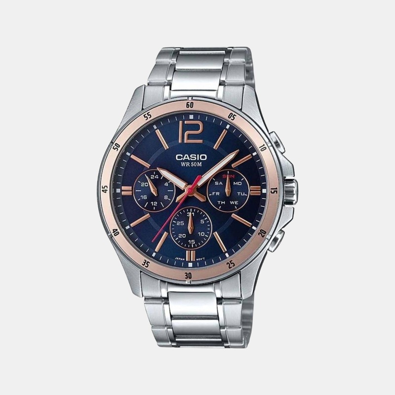 Enticer Men's Chronograph Stainless Steel Watch A1885 - MTP-1374HD-2A2VIF