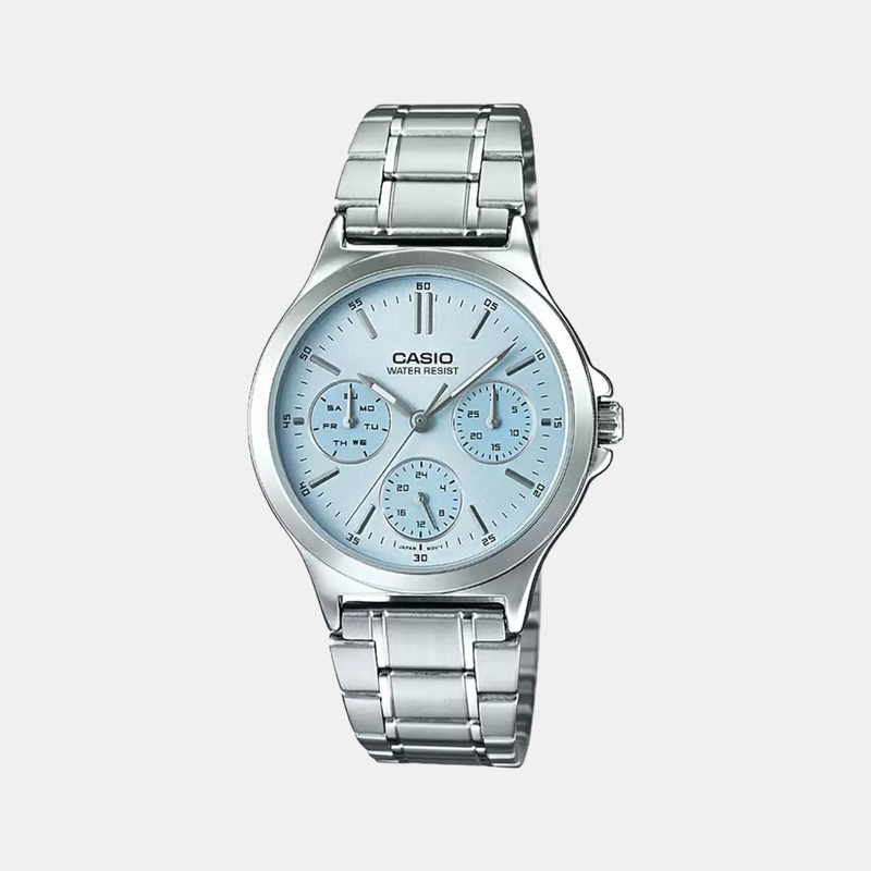 Enticer Women's Chronograph Stainless Steel Watch A1896 - LTP-V300HD-2AUIF