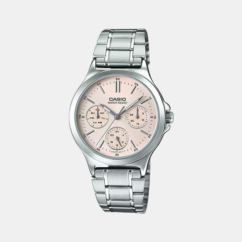 Enticer Women's Stainless Steel Chronograph Watch A1148 - LTP-V300D-4AUDF