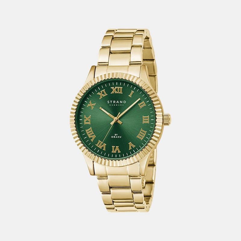 Men Green Analog Stainless Steel Watch S726GXGESG