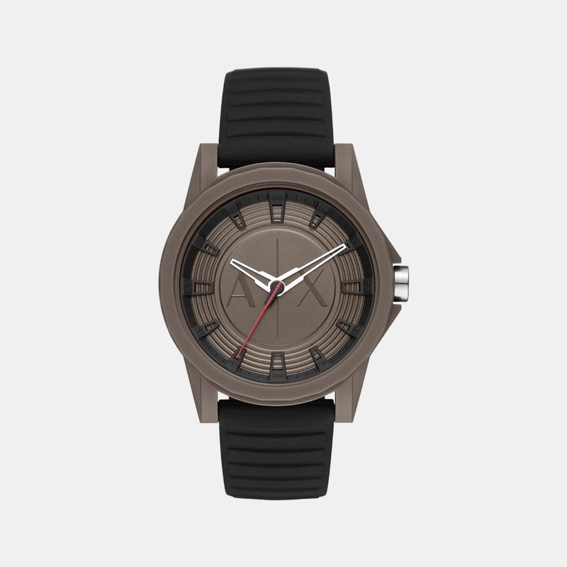 Men's Analog Leather Watch AX2526