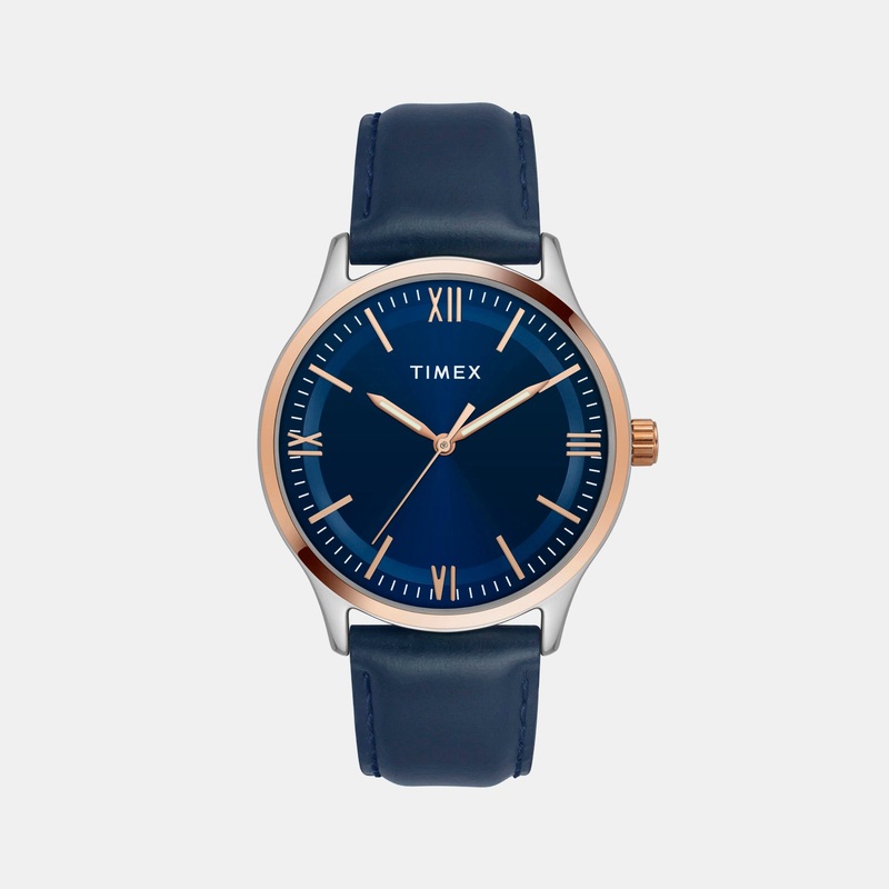 Men's Blue Analog Stainless Steel Watch TW0TG6520