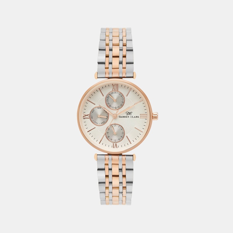 Women's Rose Gold Brass Chronograph Watch 2003L-M0303