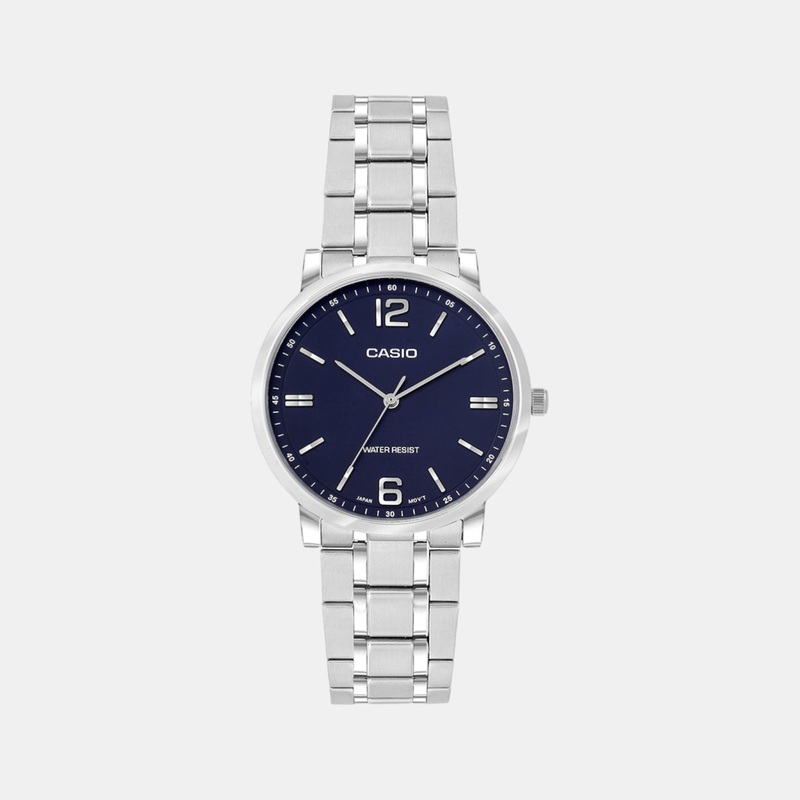 Enticer Women Quartz Blue Dial Analog Stainless Steel Watch LTP-SN5YD-2A A2442