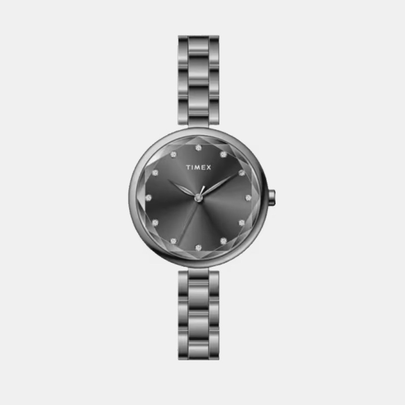 Women Quartz Grey Dial Analog Brass Watch TWEL21703