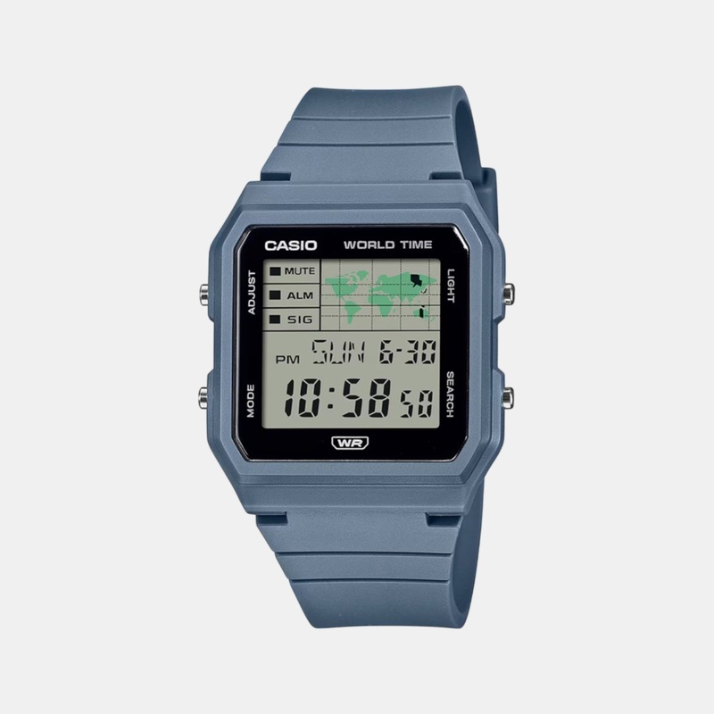 Youth Unisex Quartz Black Dial Digital Resin Watch LF-30W-2ADF D397