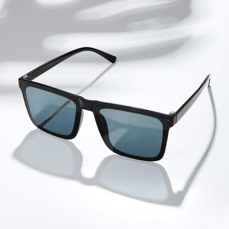 Aura Wayfarer Black Sunglasses