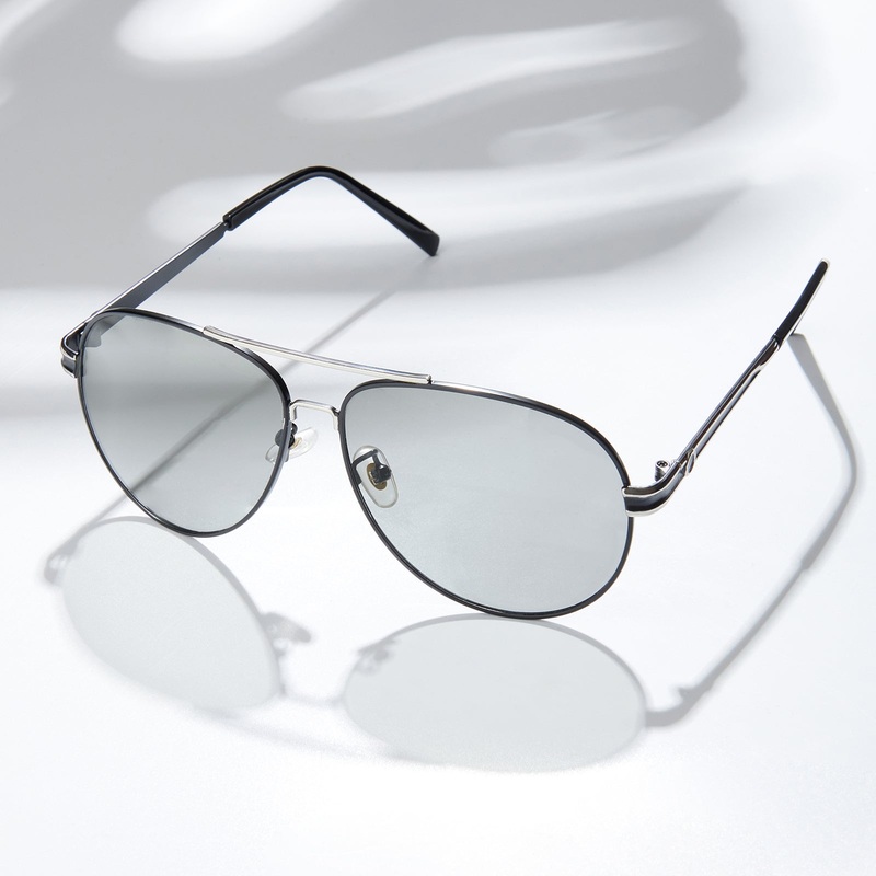 Top Gun Aviators Colour Changing Lens and Black Frame Sunglasses