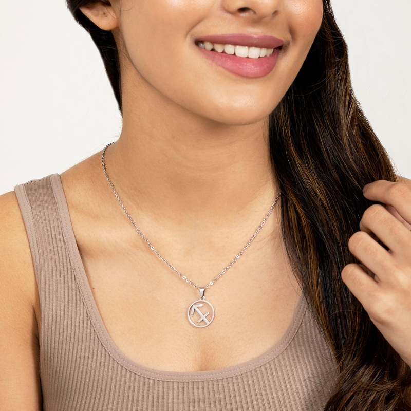 Bewitched Sagittarius Zodiac Pendant Necklace