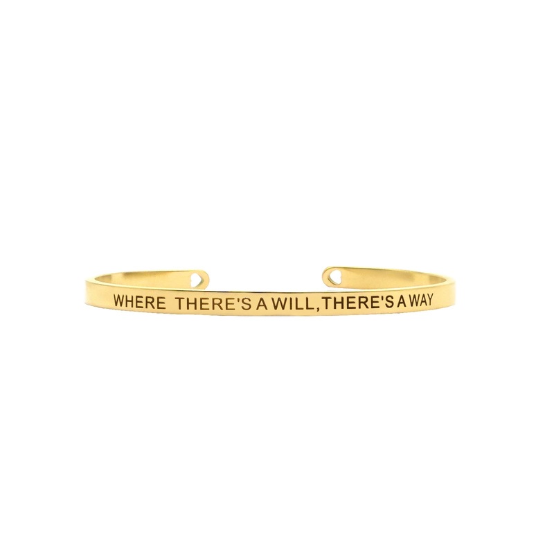 Where There's A Will, There's A Way Gold Mantra Band