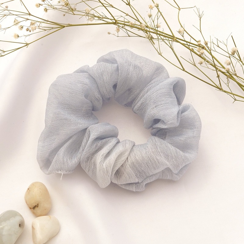 Cybele Pale Blue Scrunchie