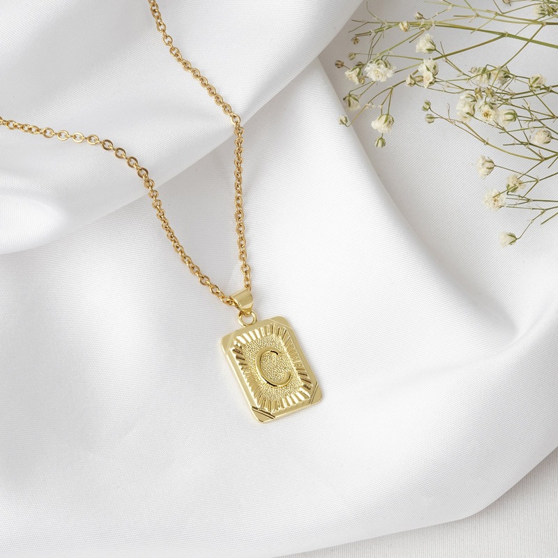 Daze Alphabet C Necklace