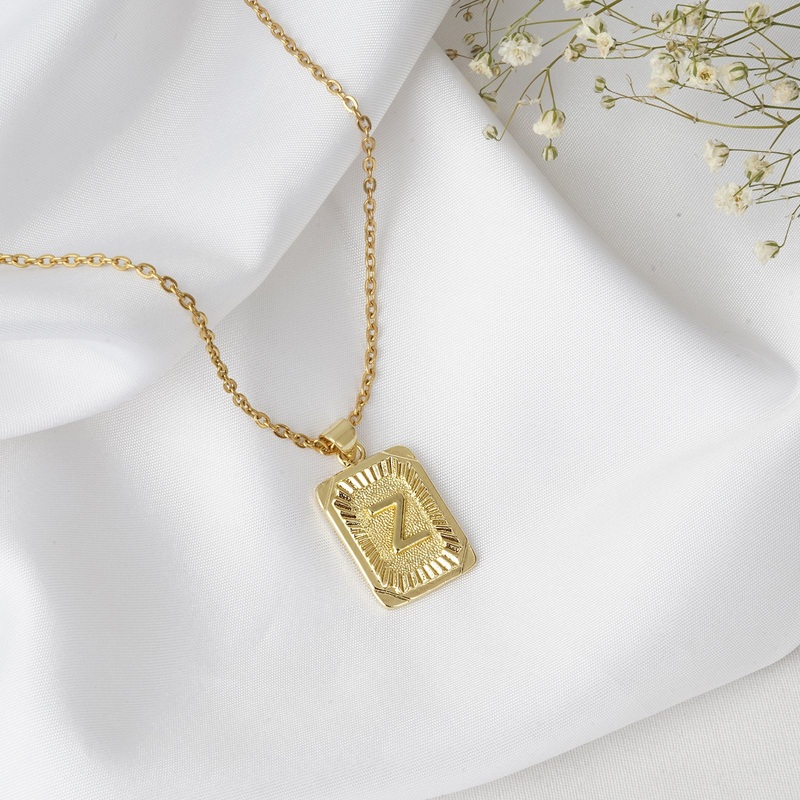 Daze Alphabet Z Necklace