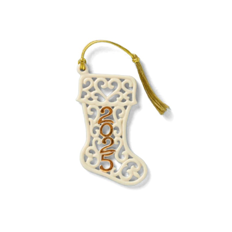 Lenox 2025 A Year To Remember Stocking Ornament