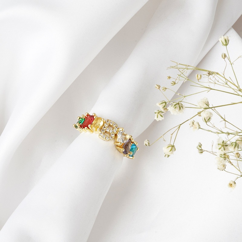 Lowe Multicolour Alphabet B Ring