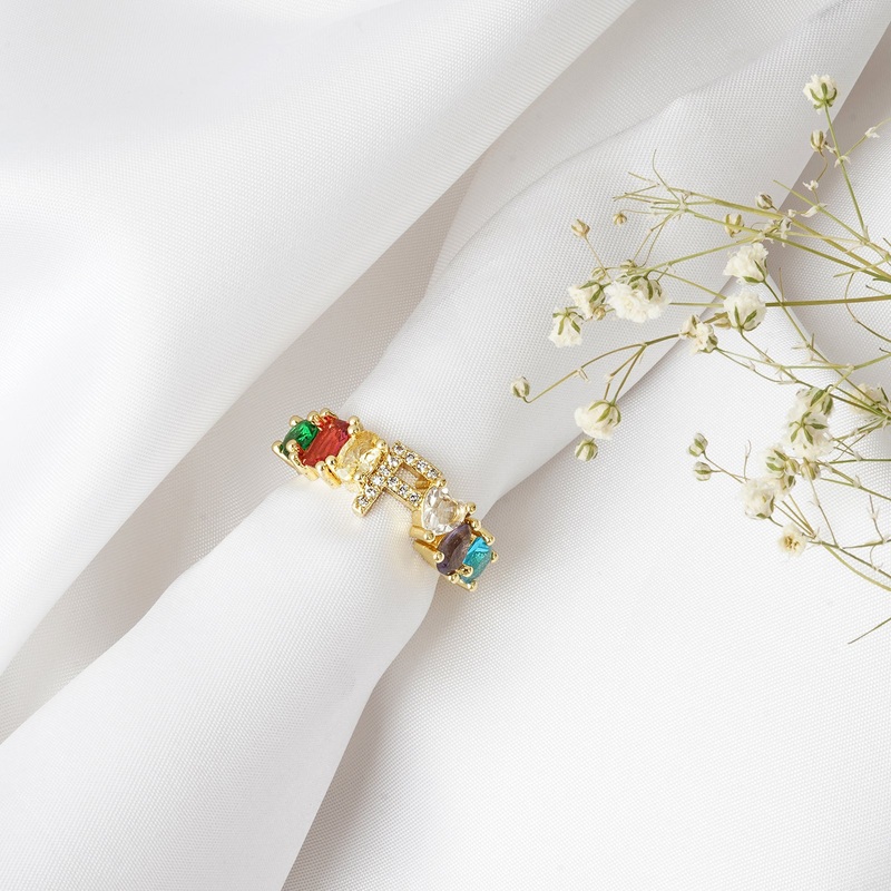 Lowe Multicolour Alphabet F Ring
