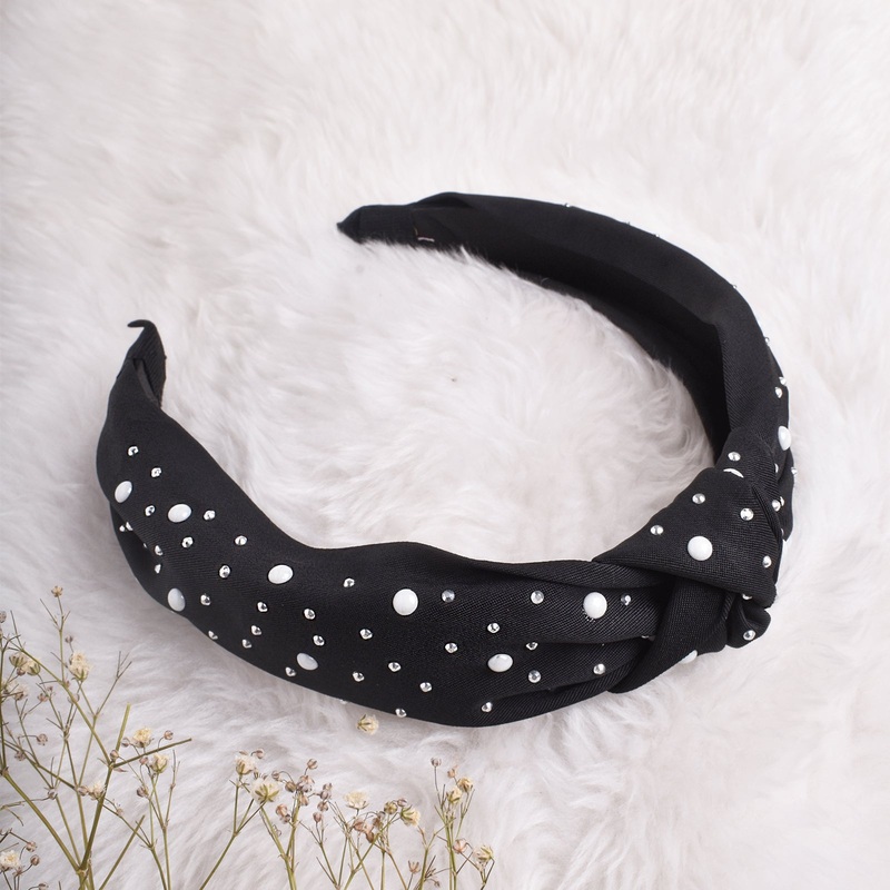 Ronnie Pearl Black Hairband