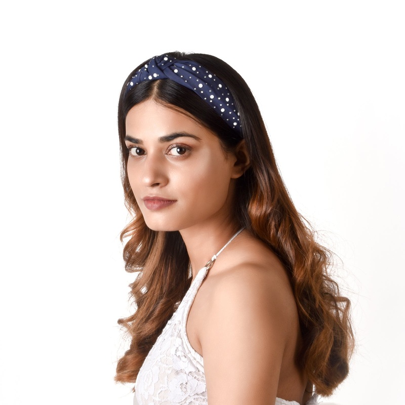 Ronnie Pearl Blue Hairband