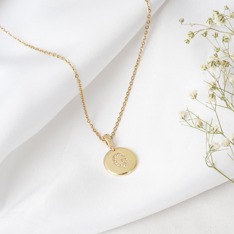 Silken Alphabet G Necklace