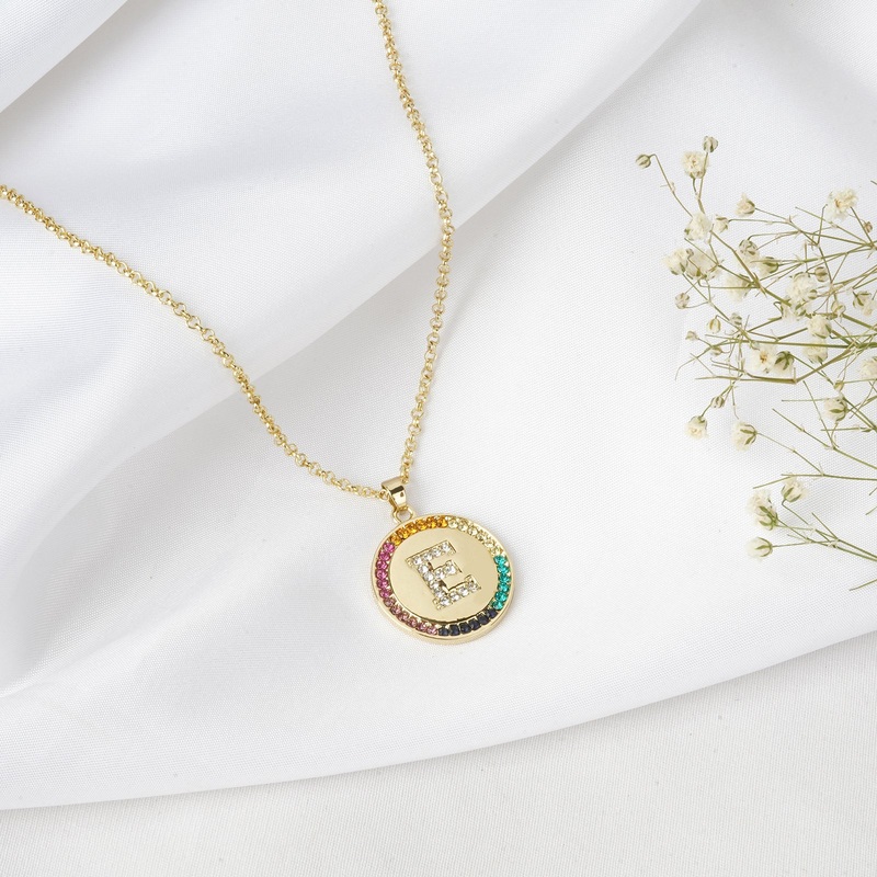 Starlet Alphabet E Necklace
