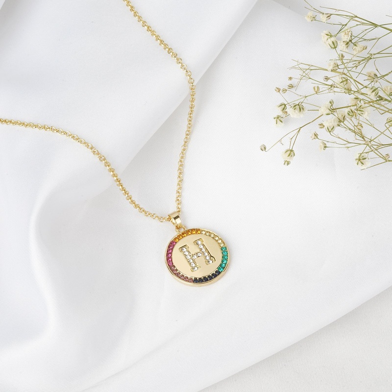 Starlet Alphabet H Necklace