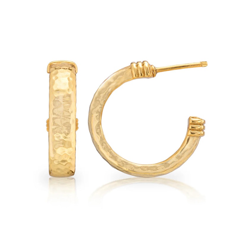 Capucine De Wulf Cleopatra Classic Medium Hoop Earrings - Gold
