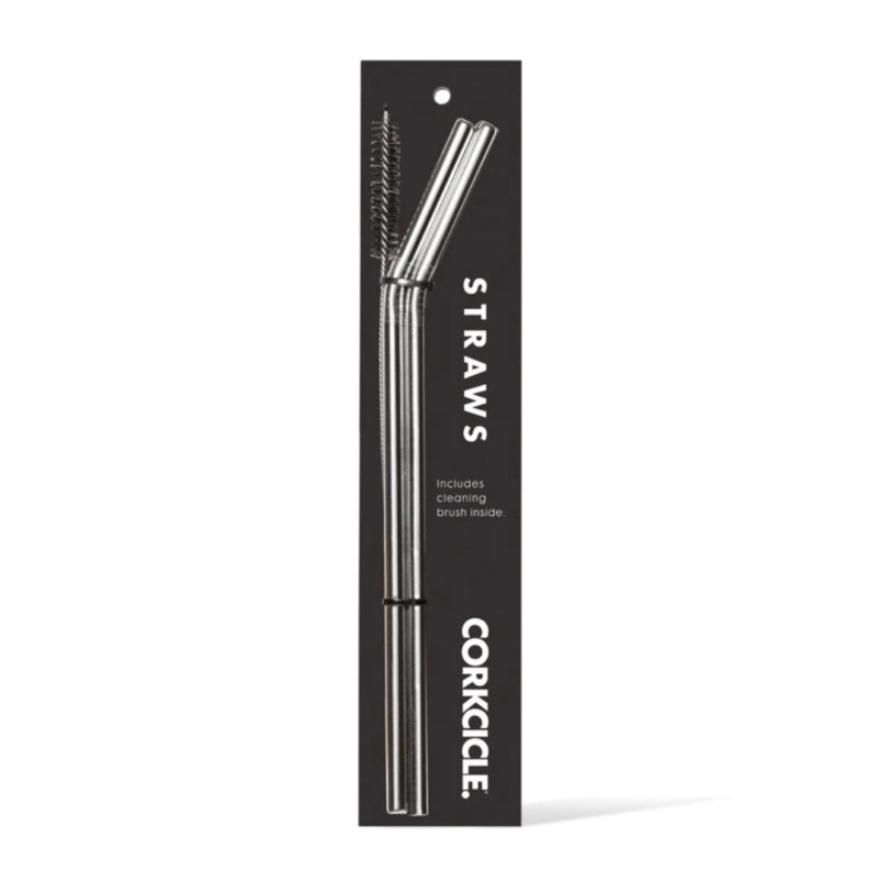 Corkcicle Reusable Tumbler Straws- Set of 2