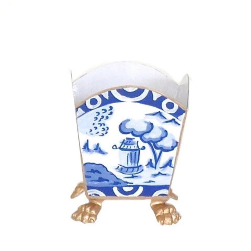 Dana Gibson Canton in Blue Cachepot