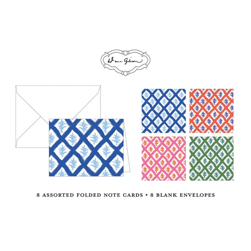Dana Gibson Folded Note Cards in Casa Blanca