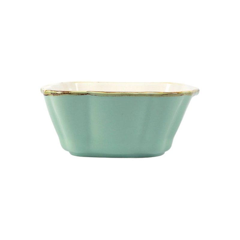 Vietri Italian Small Square Baker