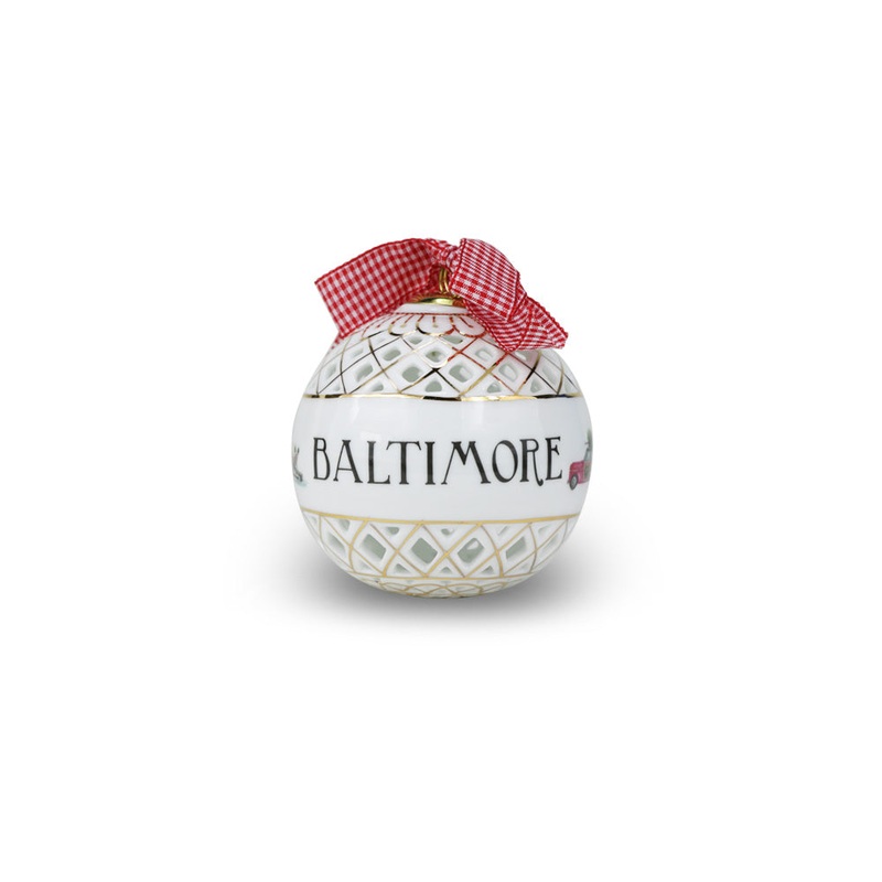 Dishique Baltimore Christmas Icon Ornament