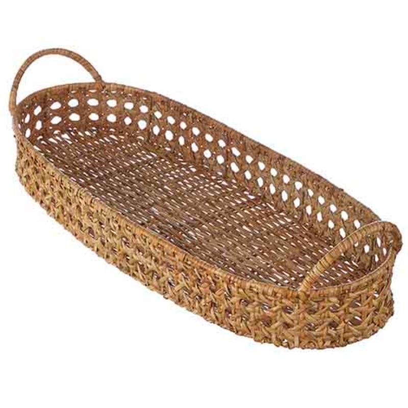 32" Oval Woven Tray **In-Store Pickup Only**