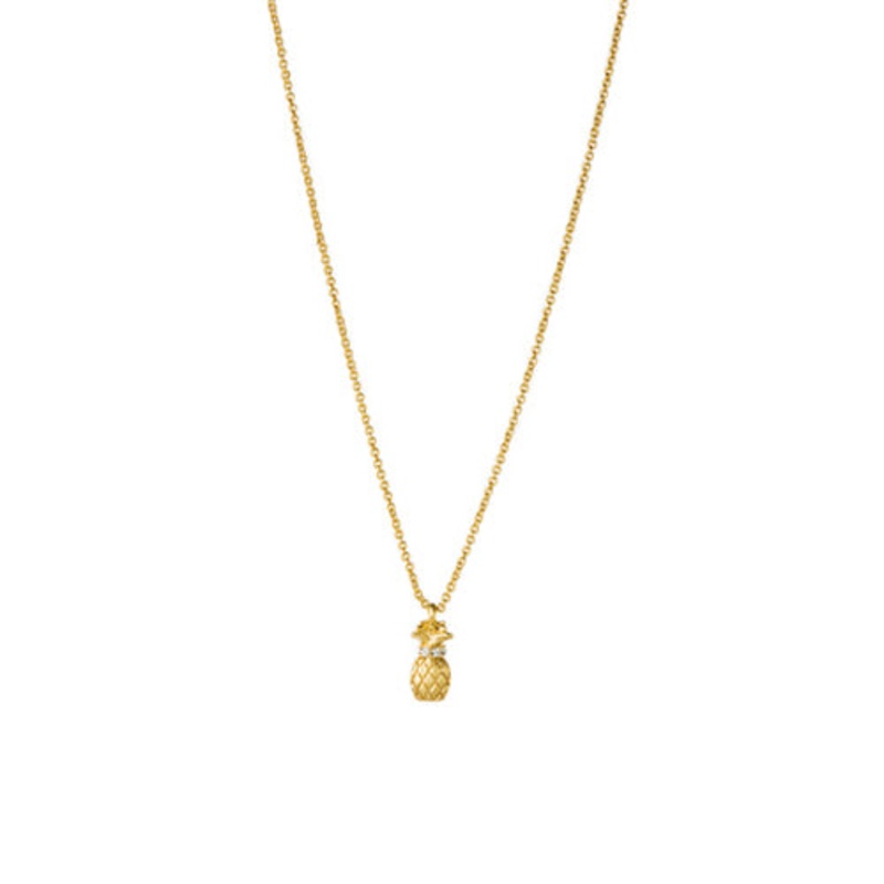 Spartina Sea La Vie Necklace Thanks/Pineapple