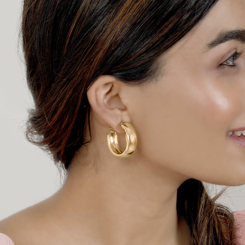 Bewitched Classic Gold Hoop Earrings