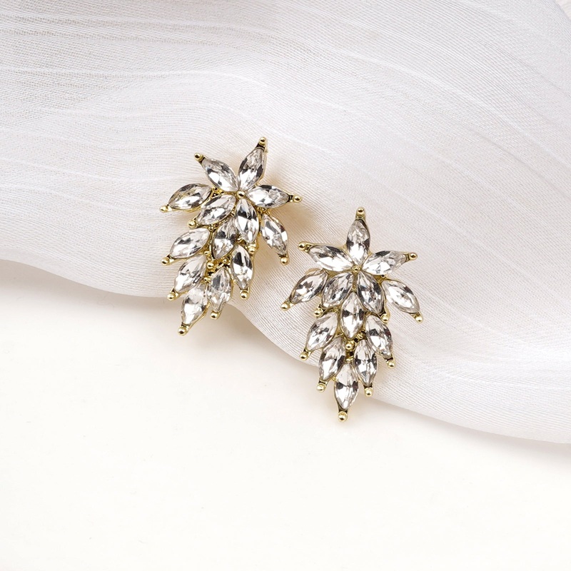 Bewitched Liah Rhinestone Gold Earring