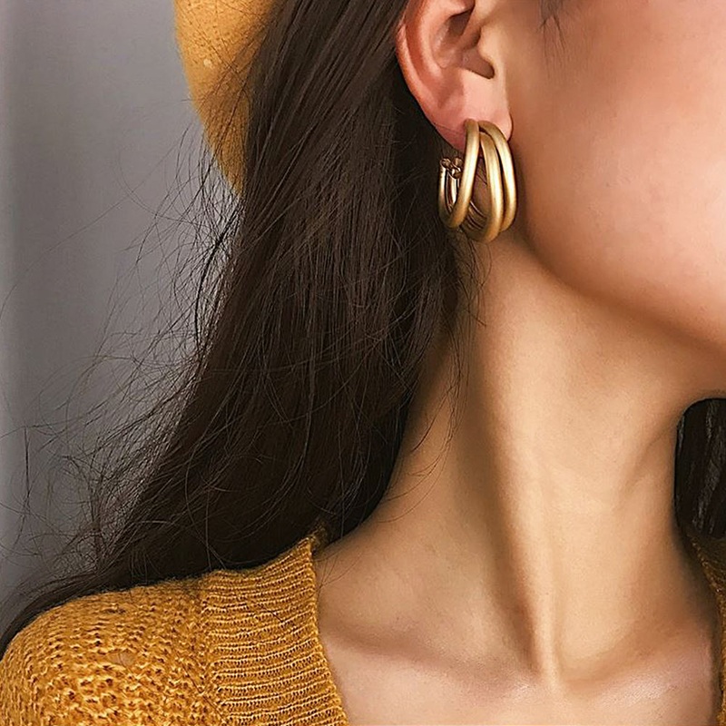 Claudia Gold Hoop Earrings