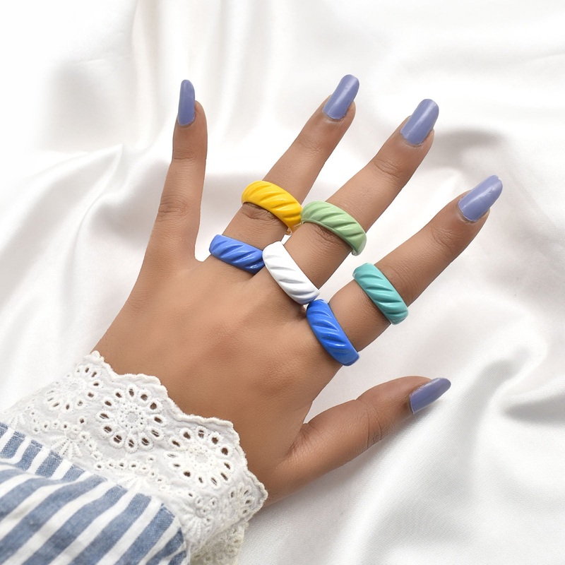 Truffle Croissant Set Of 6 Rings