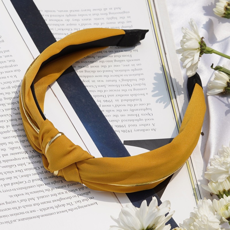 Yellow Glow Knot Headband
