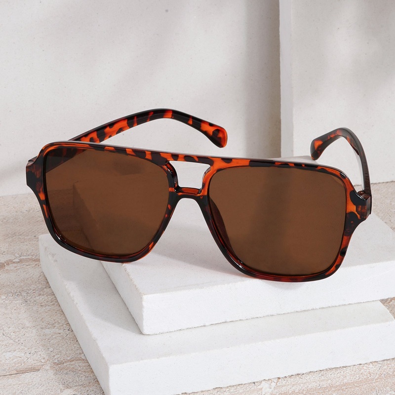 Danielle Oversized Brown Sunglasses