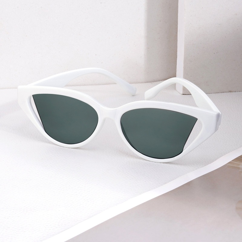Italiaa White Cat Eye Sunglasses